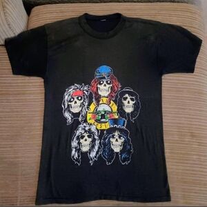 Vintage 1980s Guns N Roses Tour T-shirt Size Large